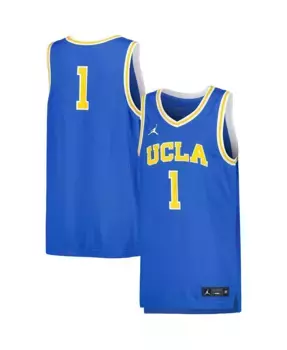 Мужская и женская 1 UCLA Bruins женская баскетбольная майка-реплика Jordan, синий