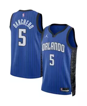 Мужская и женская баскетбольная майка Swingman Паоло Банкеро Orlando Magic Nike, синий