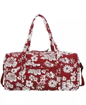 Мужская и женская большая дорожная спортивная сумка Alabama Crimson Tide Rain Garden Vera Bradley