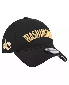 Мужская и женская черная регулируемая шляпа Washington Mystics Rebel Series 9TWENTY New Era, черный