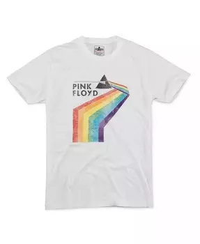 Мужская и женская футболка White Pink Floyd Vintage Fade American Needle, белый