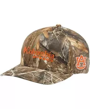 Мужская и женская гибкая шляпа Realtree Camo Auburn Tigers Mossy Oak Bottomland Flex Hat Columbia, коричневый