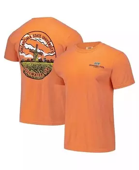 Мужская и женская оранжевая футболка Oklahoma State Cowboys Scenic Comfort Colors Image One, оранжевый