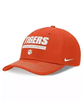 Мужская и женская оранжевая шляпа Clemson Tigers 2024 с регулируемой посадкой и боковой посадкой Nike, оранжевый