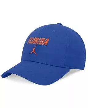 Мужская и женская регулируемая шапка Royal Florida Gators 2024 Sideline Tri-Glide Jordan, синий