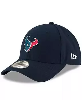 Мужская и женская регулируемая шапка темно-синего цвета Houston Texans League 9FORTY New Era, синий