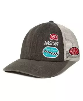 Мужская и женская серая кепка NASCAR Unstructured Trucker Snapback Hurley, серый