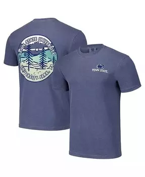 Мужская и женская темно-синяя футболка Penn State Nittany Lions Scenic Comfort Colors Image One, синий