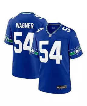 Мужская игровая майка Bobby Wagner Royal Seattle Seahawks Throwback Player Nike, синий