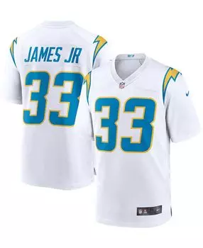Мужская игровая майка Derwin James White Los Angeles Chargers Nike