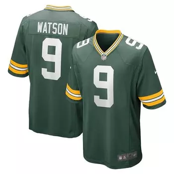 Мужская игровая майка Nike Christian Watson Green Green Bay Packers, цвет Pkr Green