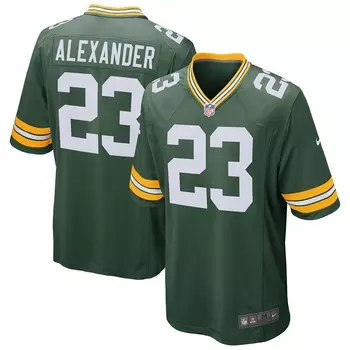 Мужская игровая майка Nike Jaire Alexander Green Green Bay Packers, цвет Pkr Green