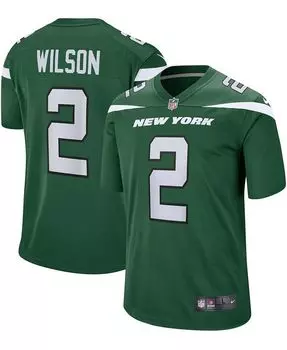 Мужская игровая майка Zach Wilson Gotham Green New York Jets Nike, зеленый
