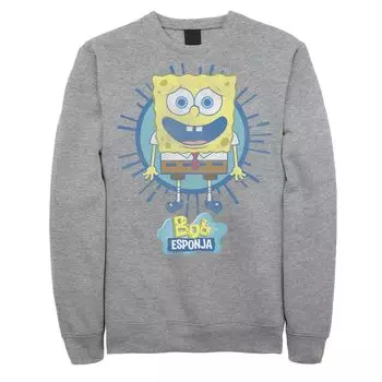 Мужская испанская толстовка Nickelodeon SpongeBob SquarePants Bob Rays Licensed Character