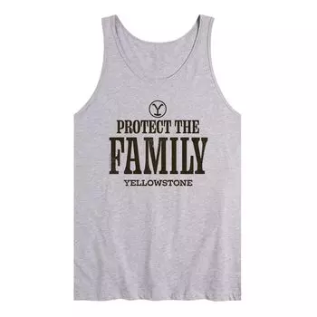 Мужская Йеллоустонская майка Protect The Family Tank Licensed Character