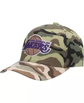 Мужская камуфляжная бейсболка Los Angeles Lakers Woodland Desert Snapback Mitchell & Ness