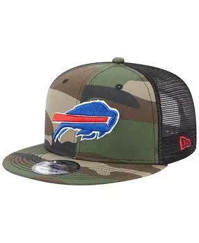 Мужская камуфляжная кепка Buffalo Bills Classic Trucker 9FIFTY Snapback New Era
