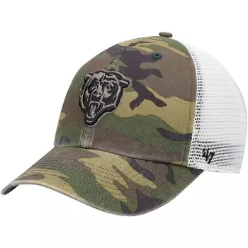 Мужская камуфляжная кепка Chicago Bears Branson Clean Up Trucker '47