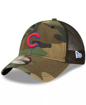 Мужская камуфляжная кепка Chicago Cubs Trucker 9TWENTY Snapback New Era