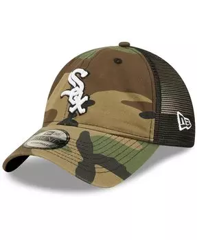 Мужская камуфляжная кепка Chicago White Sox Trucker 9TWENTY Snapback New Era