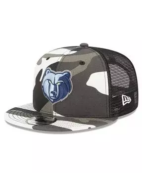 Мужская камуфляжная кепка Memphis Grizzlies Snow Camo Meshback 9FIFTY Snapback New Era, мультиколор