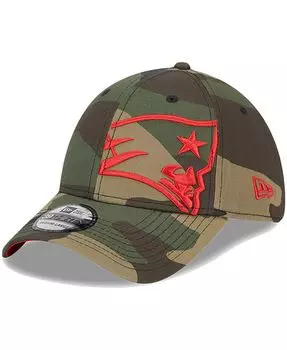 Мужская камуфляжная кепка New England Patriots Punched Out 39THIRTY Flex Hat New Era