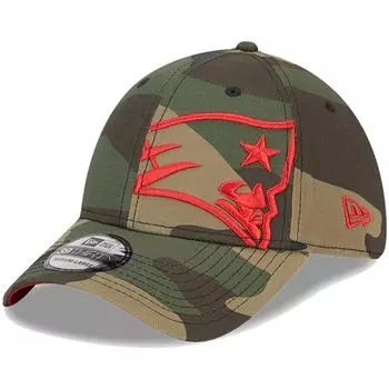 Мужская камуфляжная кепка New Era New England Patriots Punched Out 39THIRTY Flex Hat
