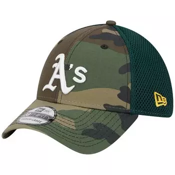 Мужская камуфляжная кепка New Era Oakland Athletics Team Neo 39THIRTY Flex.