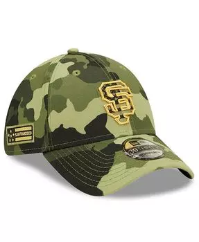 Мужская камуфляжная кепка San Francisco Giants 2022 Armed Forces Day 39THIRTY Flex Hat New Era