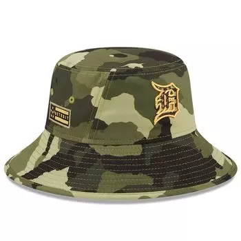 Мужская камуфляжная панама New Era Detroit Tigers ко Дню Вооруженных Сил 2022