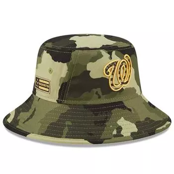 Мужская камуфляжная панама New Era Washington Nationals 2022 ко Дню вооруженных сил