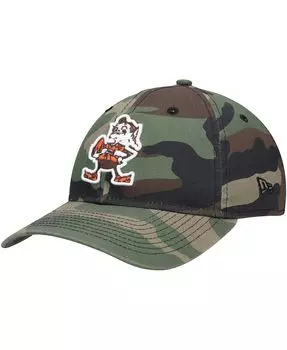 Мужская камуфляжная регулируемая кепка Cleveland Browns Team Core Classic 2.0 9Twenty New Era