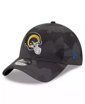 Мужская камуфляжная регулируемая кепка Los Angeles Rams Core Classic 2.0 9TWENTY New Era, зеленый