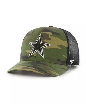 Мужская камуфляжная регулируемая шляпа Dallas Cowboys Trucker '47 Brand