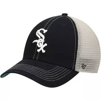 Мужская кепка '47 Black Chicago White Sox Trawler Clean Up Trucker Snapback