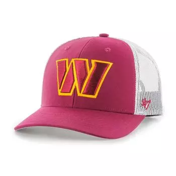 Мужская кепка '47 бордового/белого цвета Washington Commanders Trucker Snapback