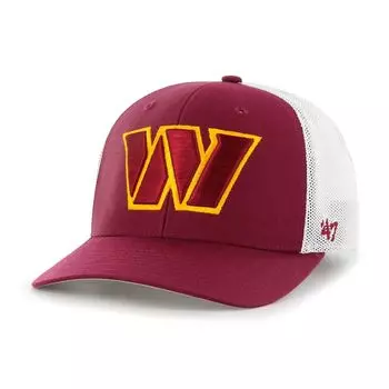 Мужская кепка '47 бордовый/белый Washington Commanders Trophy Trucker Flex Hat