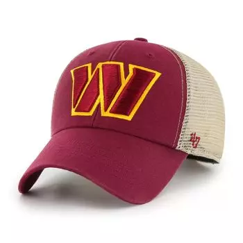Мужская кепка '47 бордовый/натуральный Washington Commanders Flagship MVP Snapback