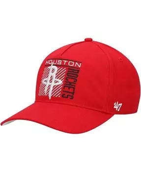 Мужская кепка '47 Red Houston Rockets Reflex Hitch Snapback '47 Brand