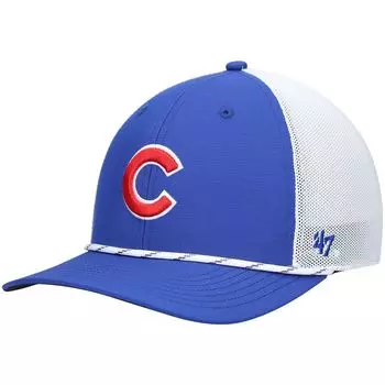 Мужская кепка '47 Royal/White Chicago Cubs Burden Trucker Snapback 47 Brand