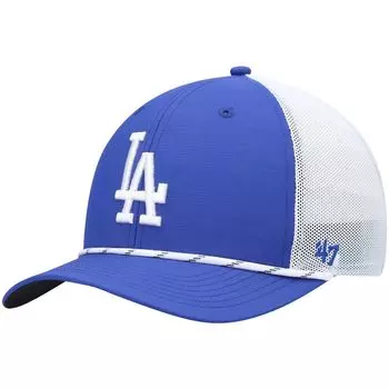 Мужская кепка '47 Royal/White Los Angeles Dodgers Burden Trucker Snapback 47 Brand