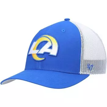 Мужская кепка '47 Royal/White Los Angeles Rams Trucker Snapback