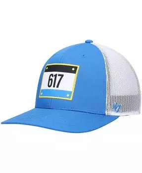 Мужская кепка '47 сине-белая Boston Red Sox City Connect Trucker Snapback '47 Brand