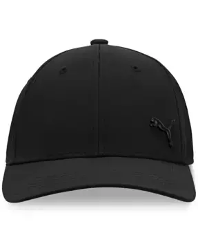 Мужская кепка Alloy с логотипом кота, однотонная, эластичная Puma, черный