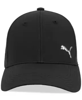 Мужская кепка Alloy с логотипом кота, однотонная, эластичная Puma, черный