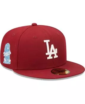 Мужская кепка Cardinal Los Angeles Dodgers World Series Air Force 2020, синяя кепка 59FIFTY New Era
