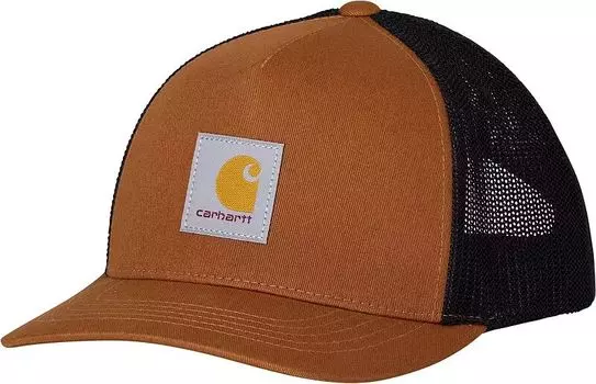 Мужская кепка Carhartt Trucker с сетчатой спинкой и нашивкой на спине