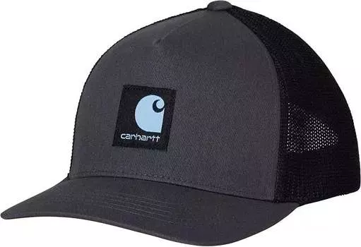 Мужская кепка Carhartt Trucker с сетчатой спинкой и нашивкой на спине