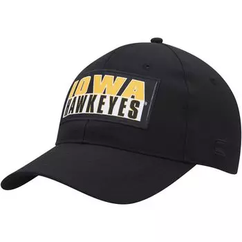 Мужская кепка Colosseum Black Iowa Hawkeyes Positraction Snapback