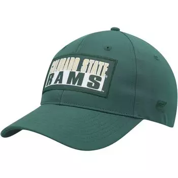 Мужская кепка Colosseum Green Colorado State Rams Positraction Snapback